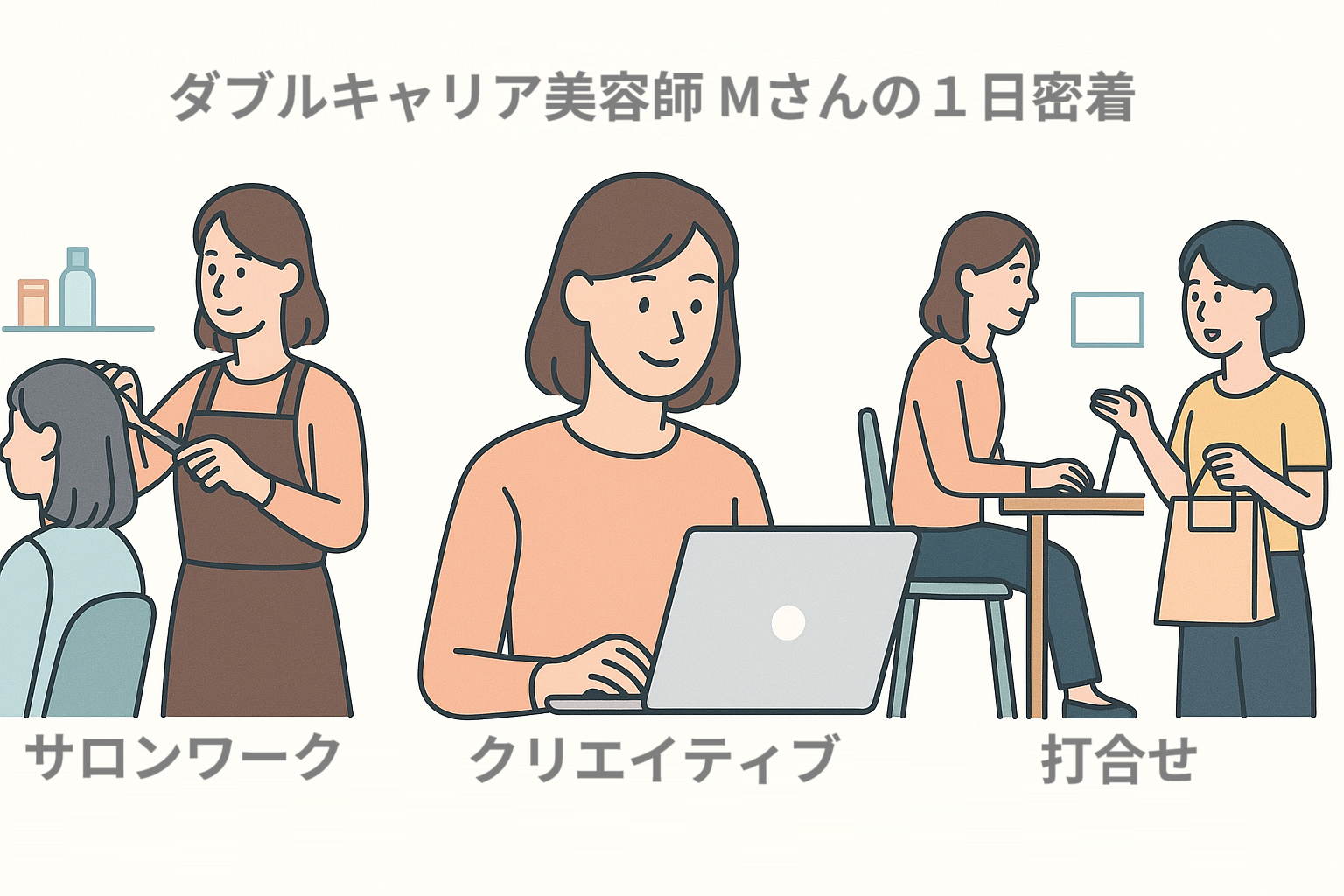 WALLRIDスタッフMさんの1日密着！美容師×デザインのダブルキャリアとは？